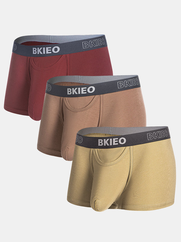 Geripptes Lyocell Geräumiger Beutel Hüft-Shorts mit Eingriff, Stimmungen-der-Woche Unterwäsche